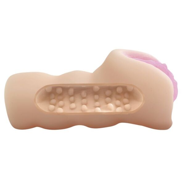 Masturbador masculino Extreme Toyz Vagina Latina de Pipedream, en material FantaFlesh