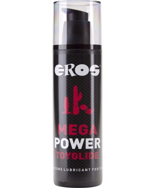 Bote con dosificador del lubricante de silicona Eros Mega Power Toyglide 250 ml