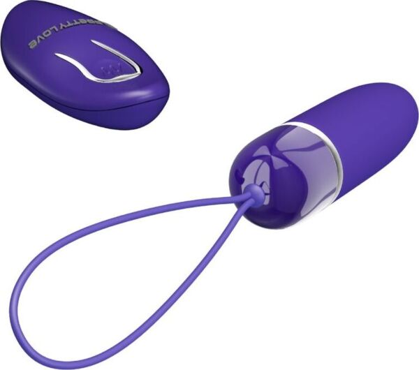 Bala vibradora Pretty Love Darlene con mando de color violeta