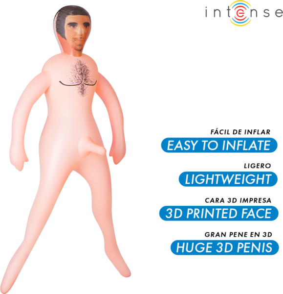 Muñeco hinchable masculino Intense Dolls Anthony con pene 3D