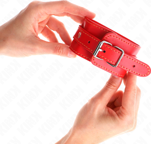 Sujeciones rojas para las muñecas Kink Thin Wrist Restraints Red