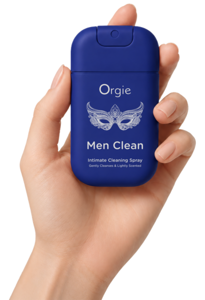 Spray de higiene íntima masculina Orgie Men Clean de 30 ml