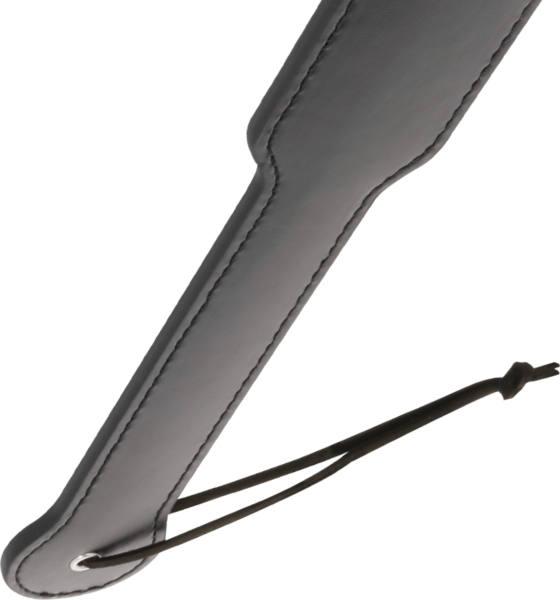 Pala BDSM Darkness 34 cm, negra con costuras negras y pinchos