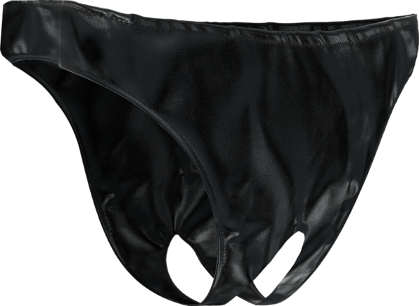Panties Darkness con abertura, unisex y de talla única