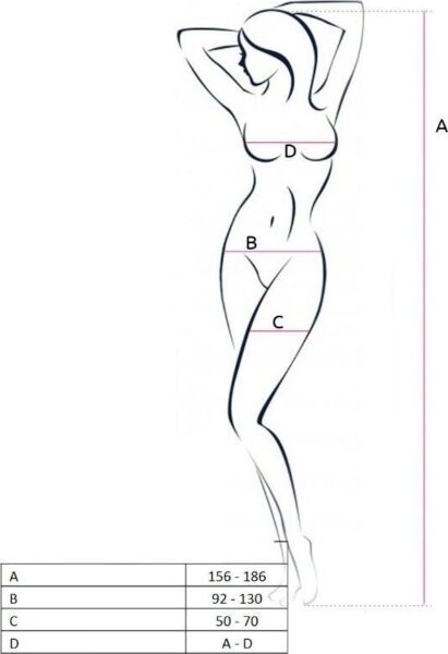 Bodystocking de malla Passion BS056