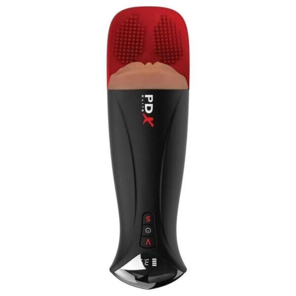 Masturbador automático PDX Elite Fap-O-Matic Pro XL en color marrón