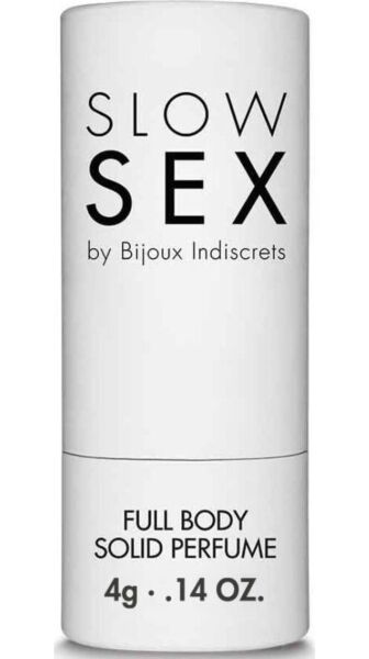 Perfume corporal sólido Bijoux Slow Sex Full Body Solid con aroma a coco