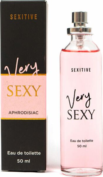 Frasco de vidrio del perfume Sexitive Very Sexy 50 ml con vaporizador