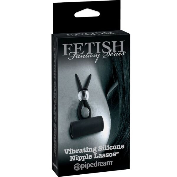 Pinzas vibradoras para pezones Pipedream Fetish Fantasy, de silicona