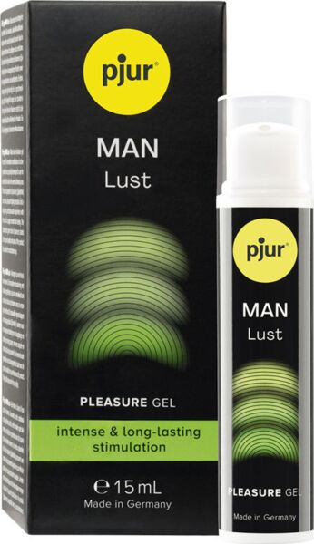Bote de 15 ml del gel estimulante pjur MAN Lust