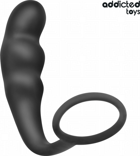 Plug anal Addicted Toys Modelo 4 con su anillo para los testículos
