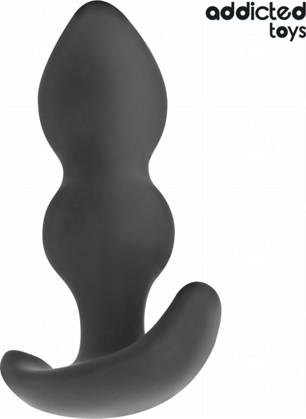 Plug anal Addicted Toys Talla L, con dos bolas y base ancha