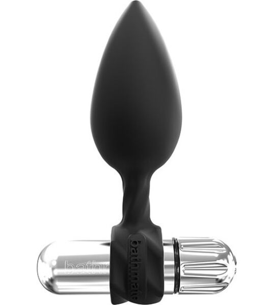 Kit de plugs anales Bathmate Anal Training Plugs Vibe con punta cónica, anilla y bala vibradora Vibe