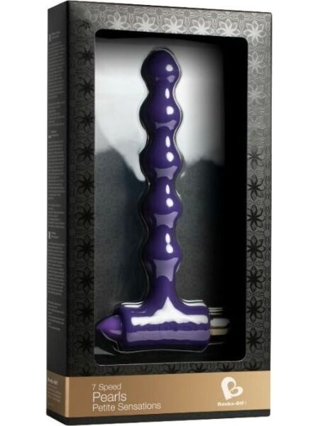 Plug anal vibrador Rocks-Off Petite Sensations Pearls