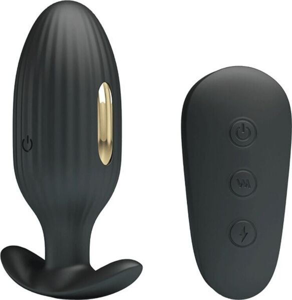 Plug anal vibrador Pretty Love Kelly en color negro