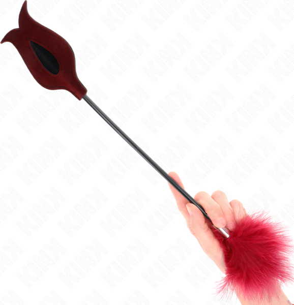 Plumero Kink rosa de 38 cm para juegos eróticos suaves