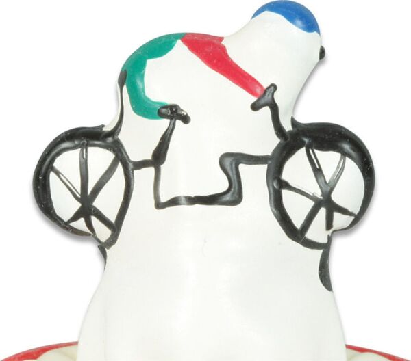 Preservativo decorativo Condomerie Bicycle pintado a mano