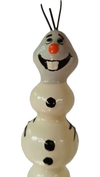 Preservativo decorativo Condomerie Cute Snowman XL, pintado a mano con un muñeco de nieve