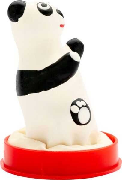 Preservativo decorativo Condomerie Panda Model 1, pintado a mano