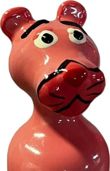 Preservativo de fantasía Condomerie Pink Panther, de látex y pintado a mano