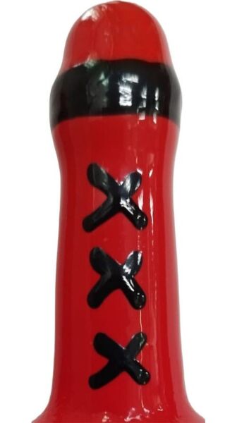 Preservativo decorativo Condomerie Amsterdam Red pintado a mano