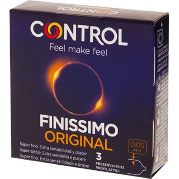 Caja de preservativos Control Finissimo de 3 unidades