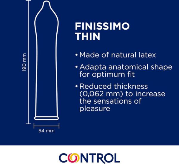 Caja de 144 preservativos Control Finissimo Senso