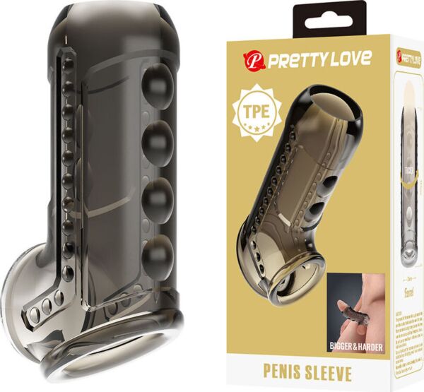 Funda para pene Pretty Love Textured Penis Sheath