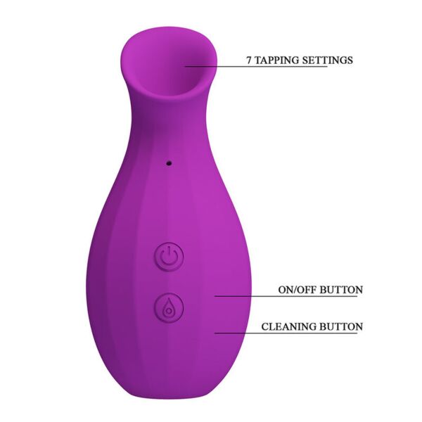 Succionador de clítoris Pretty Love Magic Bottle, morado y con forma de botella