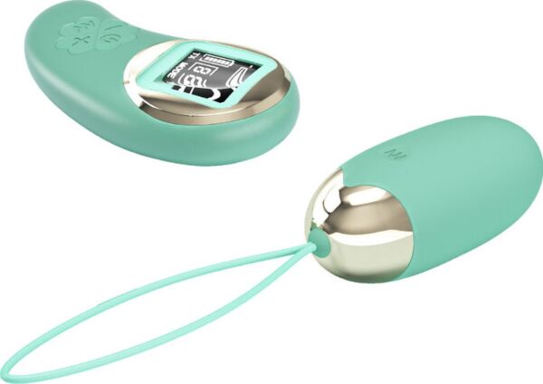 Huevo vibrador Pretty Love Mina de color verde