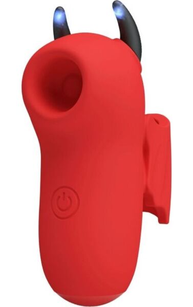 Estimulador de dedo Pretty Love BI-300070 de color rojo