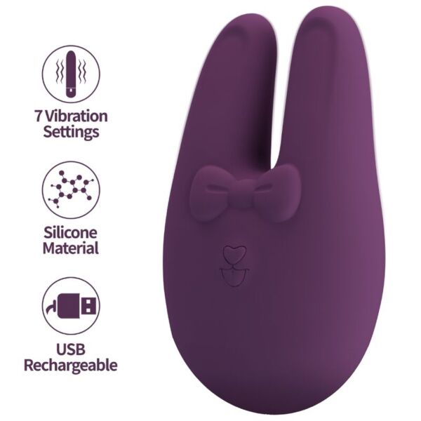 Estimulador de clítoris Romance Bunny con forma de conejito