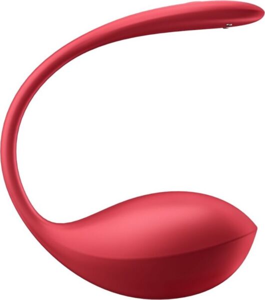 Vibrador rojo Satisfyer Shiny Petal de diseño flexible