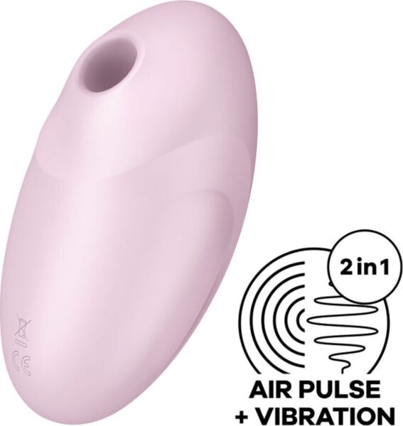 Succionador de clítoris Satisfyer Vulva Lover 3, de forma ovalada y compacta