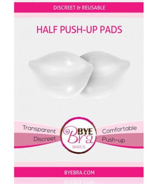 Medias almohadillas push-up transparentes Bye Bra Half Push-up Pads
