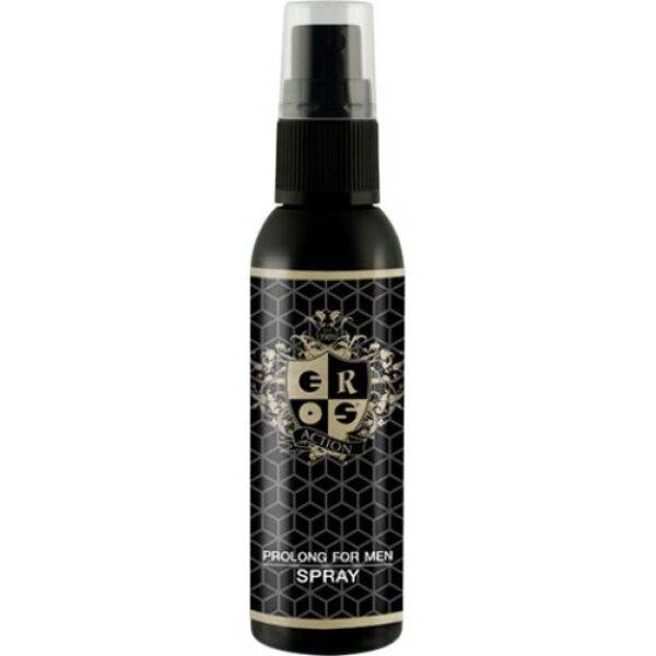 Bote con pulverizador del spray retardante Eros Action Prolong for Men de 50 ml