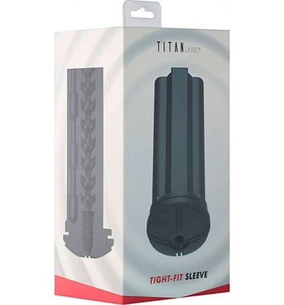 Funda Kiiroo Tight Fit Sleeve for Titan de color negro