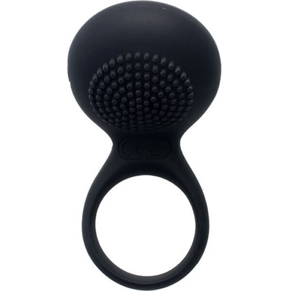 Anillo vibrador SVAKOM Tyler negro con su lengua texturada