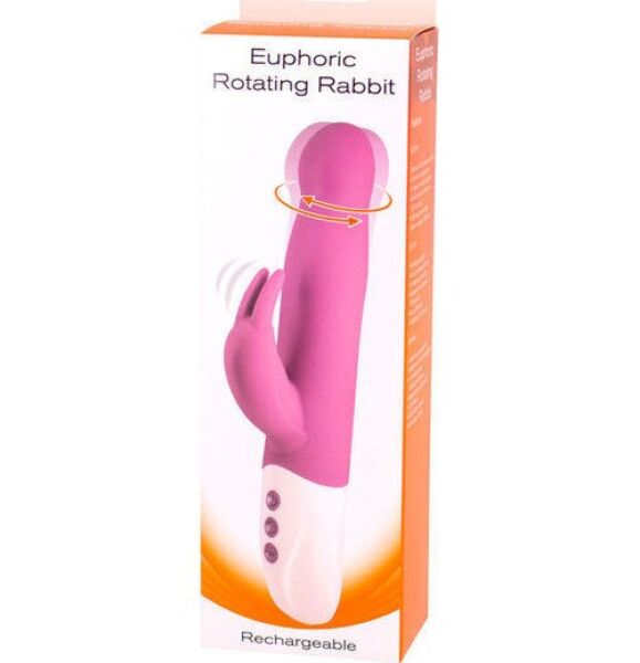 Vibrador conejo Seven Creations Euphoric Bunny con brazo flexible para el clítoris