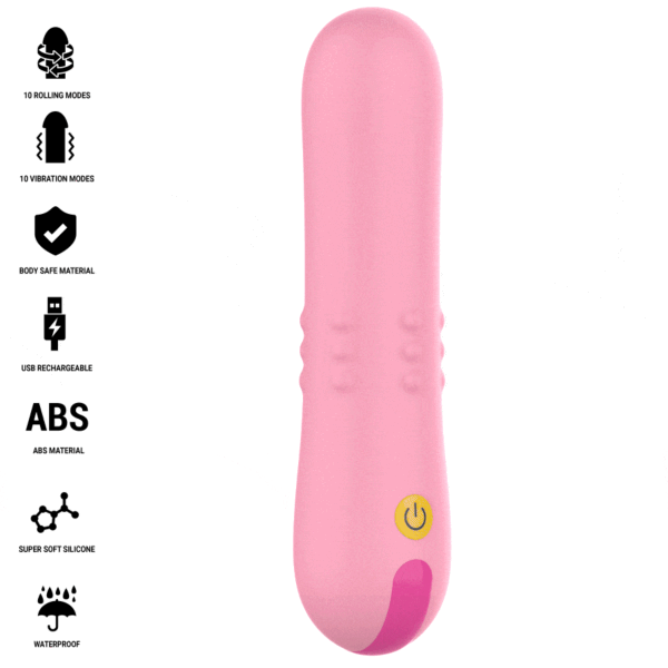 Vibrador Intense Barbara con perlas giratorias internas
