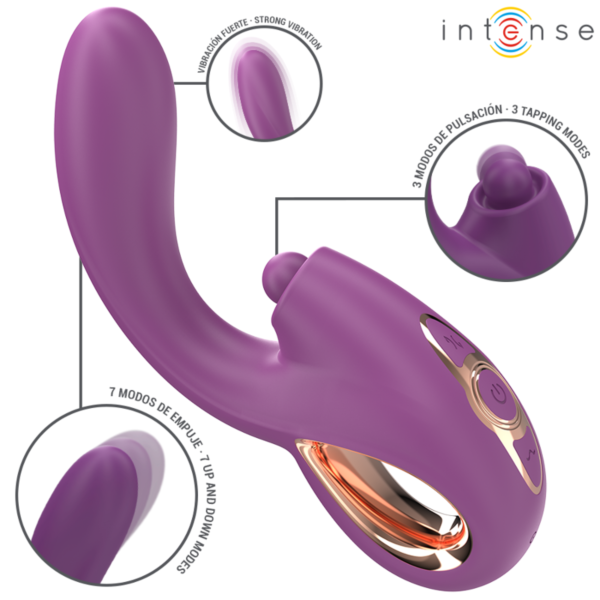 Vibrador de punto G Intense Lali con empuje y vibración