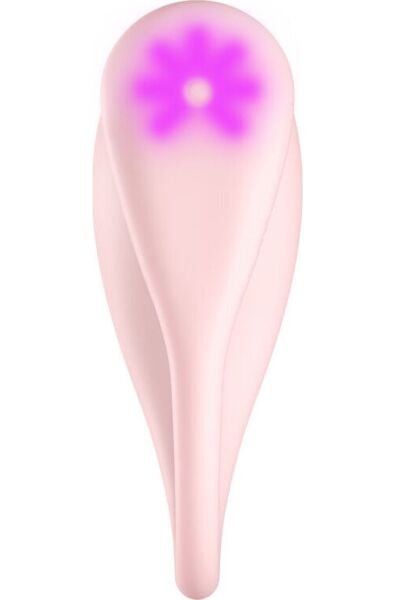 Vibrador KIIROO Spot Kiss Me en color rosa, con forma en U