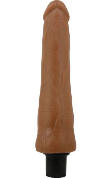 Vibrador realista Pretty Love Alfredo, con venas marcadas y rueda en la base
