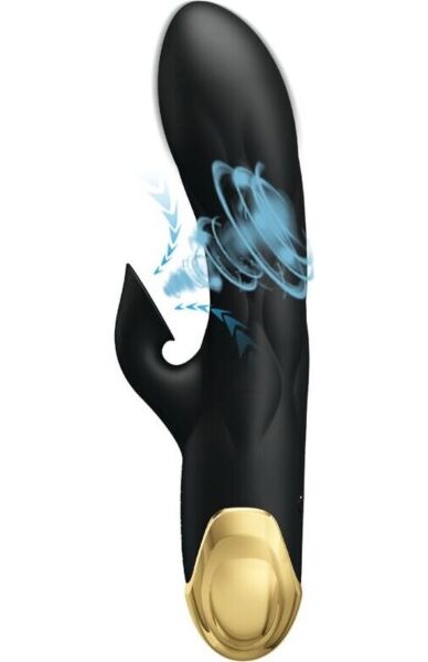 Vibrador rabbit Pretty Love C-Type en color negro