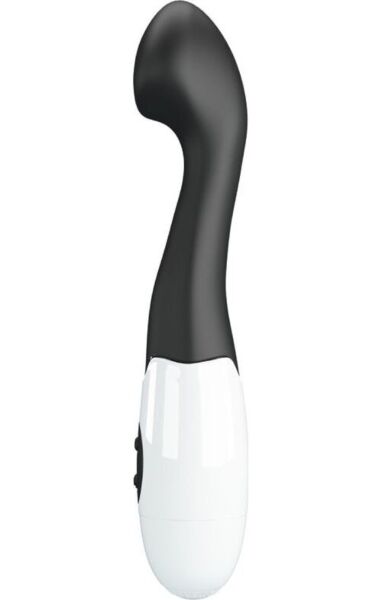 Vibrador punto G Pretty Love BI-014221-A3 de silicona negra