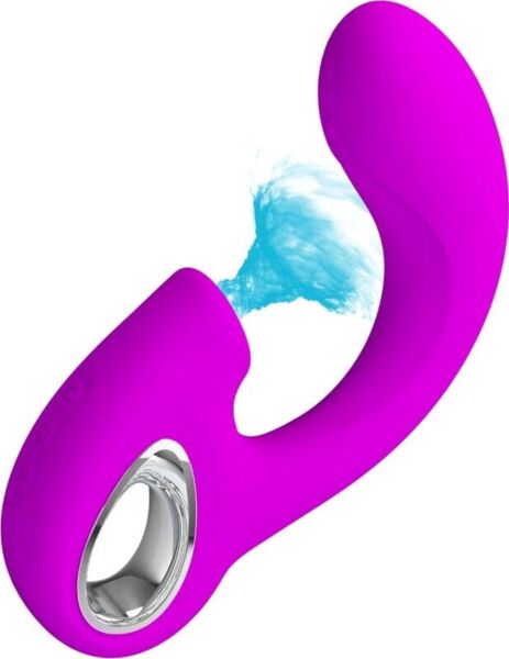 Vibrador doble Pretty Love BI-300098 con boca para el clítoris