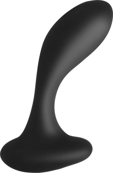 Vibrador de próstata S Pleasures Eazy Black, de color negro, con su mando a distancia