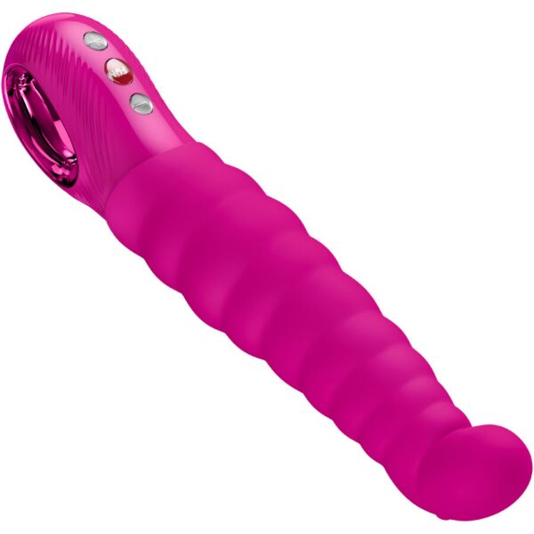 Vibrador punto G Fun Factory Patchy Paul, con su asa de lazo