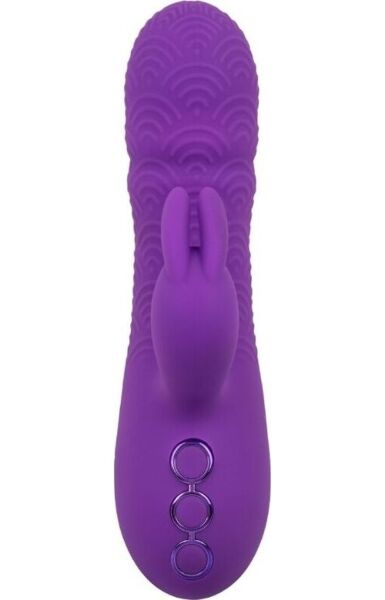 Vibrador rabbit CalExotics Manhattan Beach Marvel, de la colección California Dreaming, en color morado