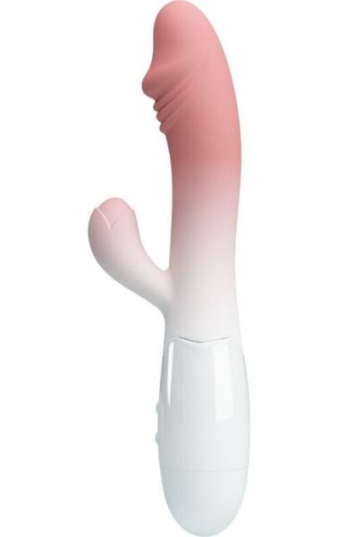 Vibrador rabbit Pretty Love BI-014173-A5 de silicona, con su brazo para el clítoris